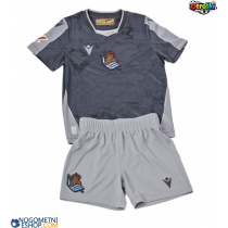 Otroški Nogometni dresi Real Sociedad Gostujoči 2025-26 Kratek Rokav (+ Kratke hlače)